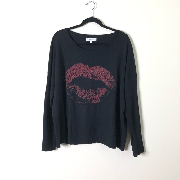 Milly Sweaters - Milly Intarsia Lips Pullover sweater